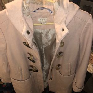 WARM WINTER PEACOAT- J CREW W/ Wooden Toggles